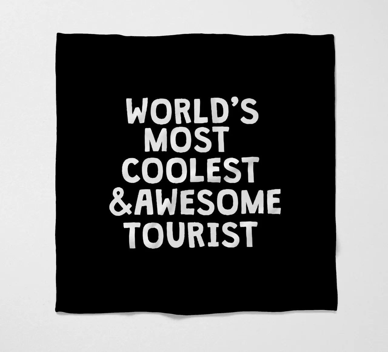 World's most coolest and awesome tourist coperta in pile da happieeagle