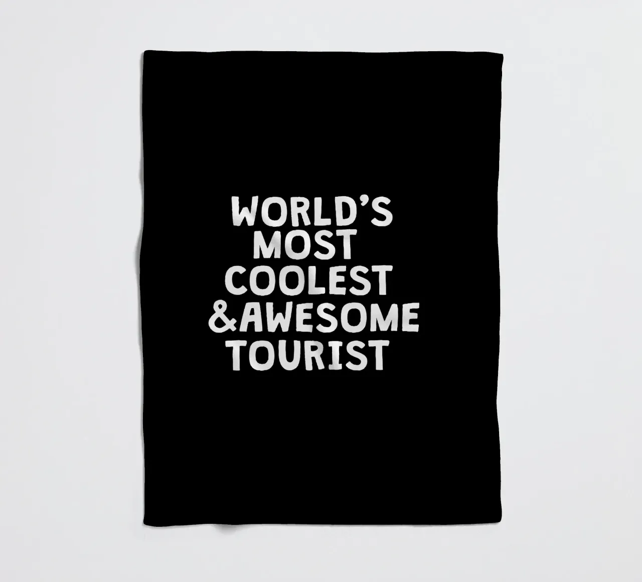 World's most coolest and awesome tourist coperta in pile da happieeagle