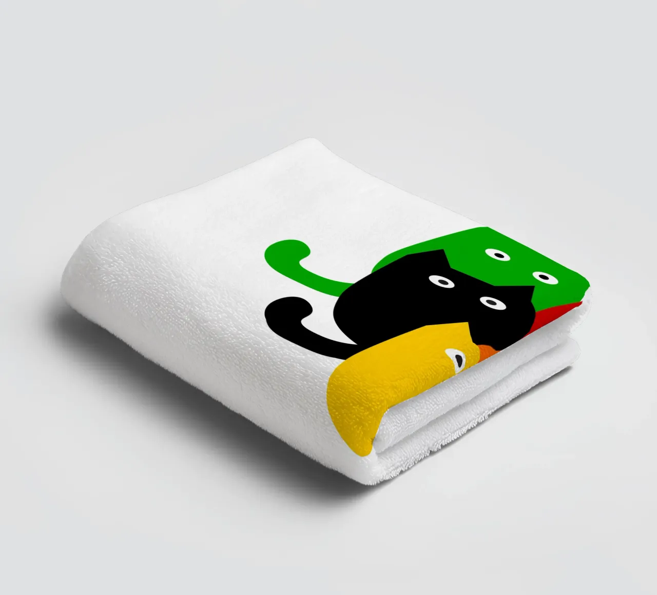 A bunch of cats asciugamano da bagno da happieeagle