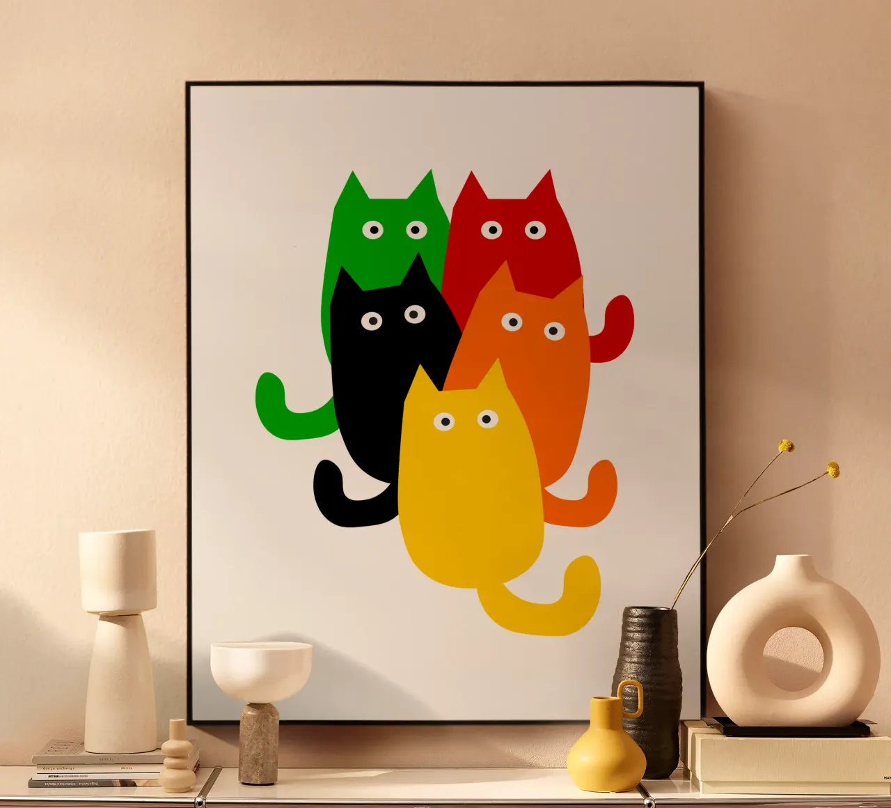 A bunch of cats plexiglass da happieeagle