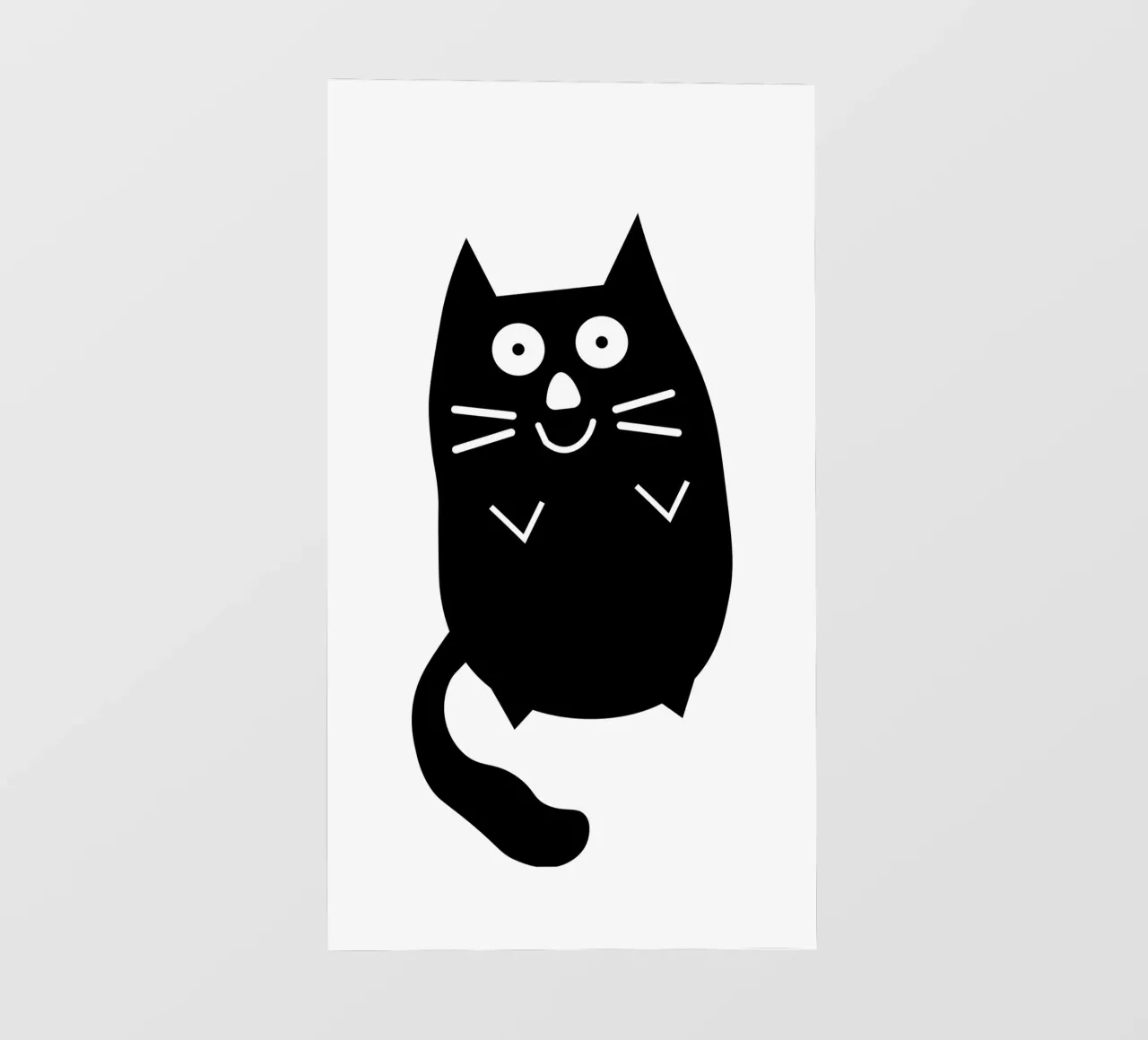 Chubby black cat telo in pvc da happieeagle