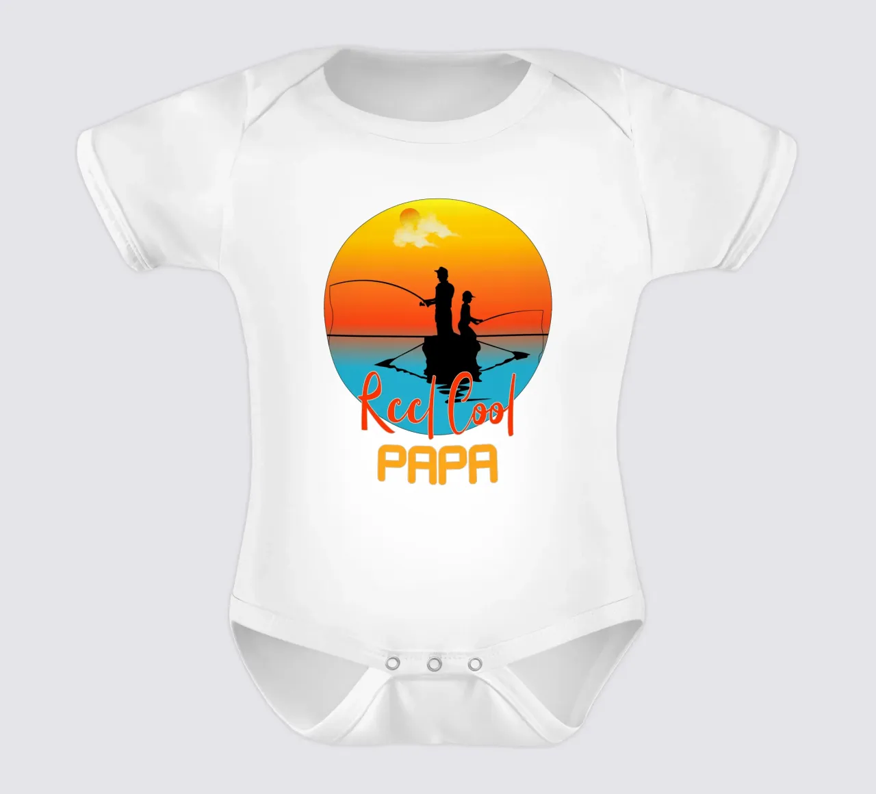 mulinello cool papa body neonato maniche corte da ririedis