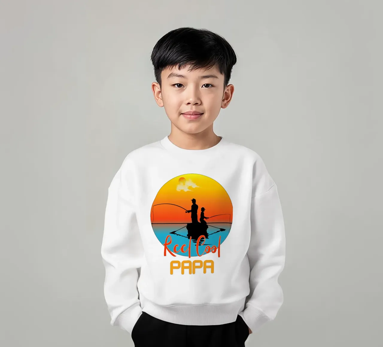 mulinello cool papa felpa bambino da ririedis