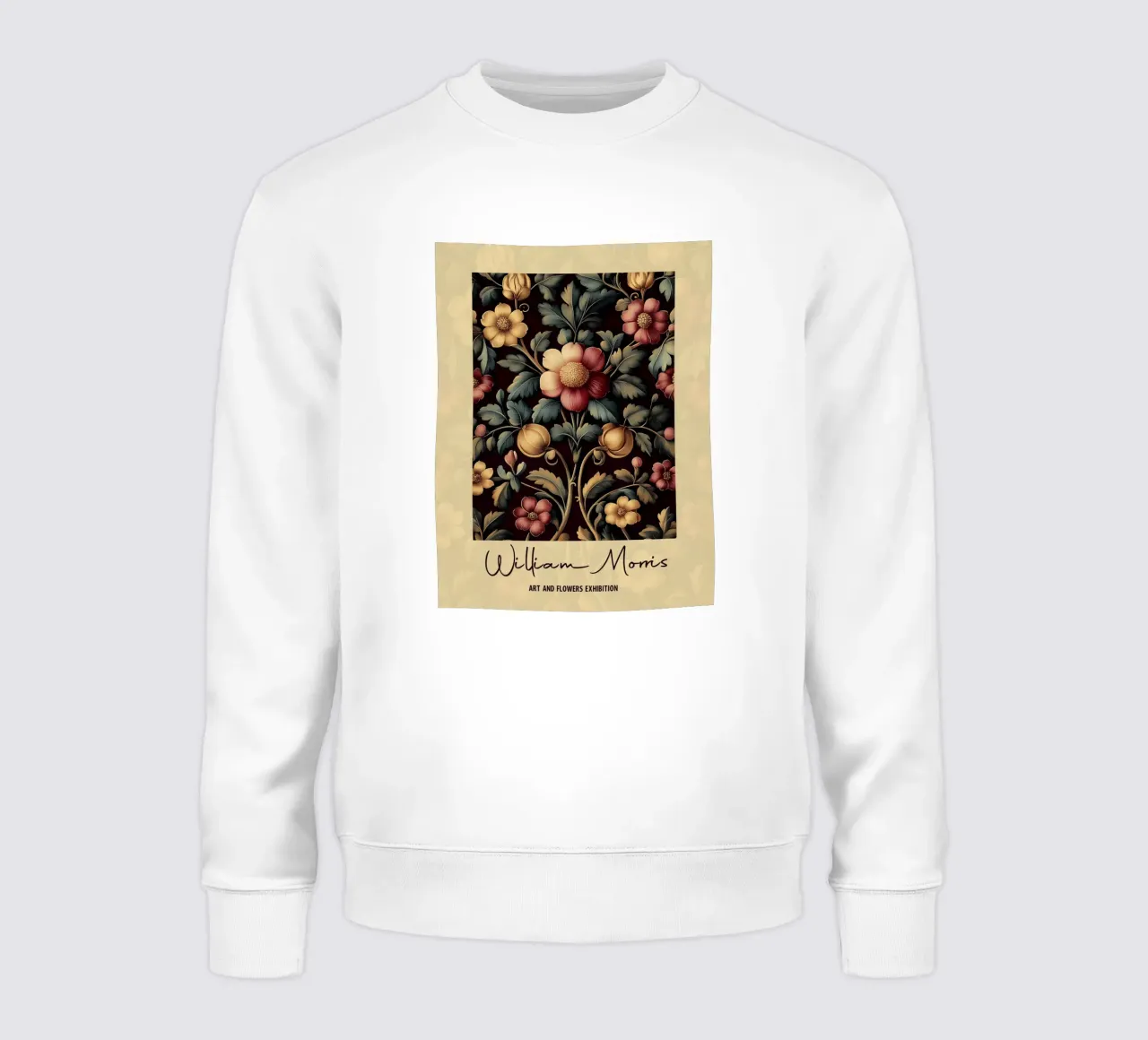 William Morris Botanischer Entwurf Sweatshirt von Carinaprint