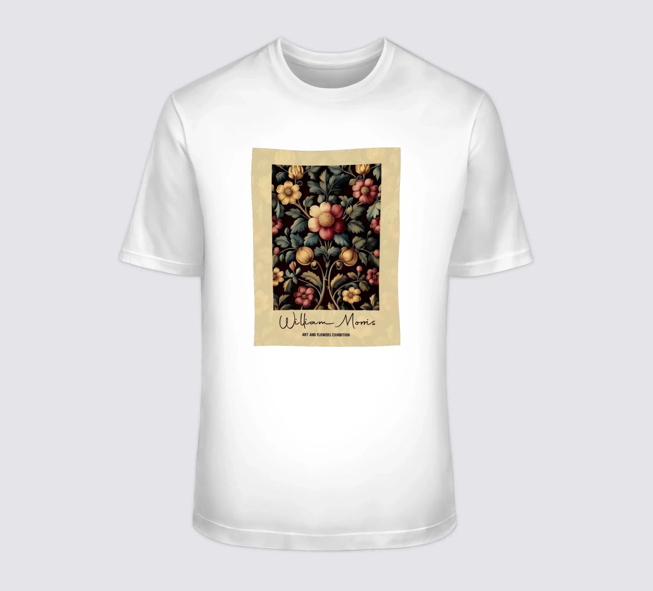 Design botanico William Morris t-shirt da Carinaprint
