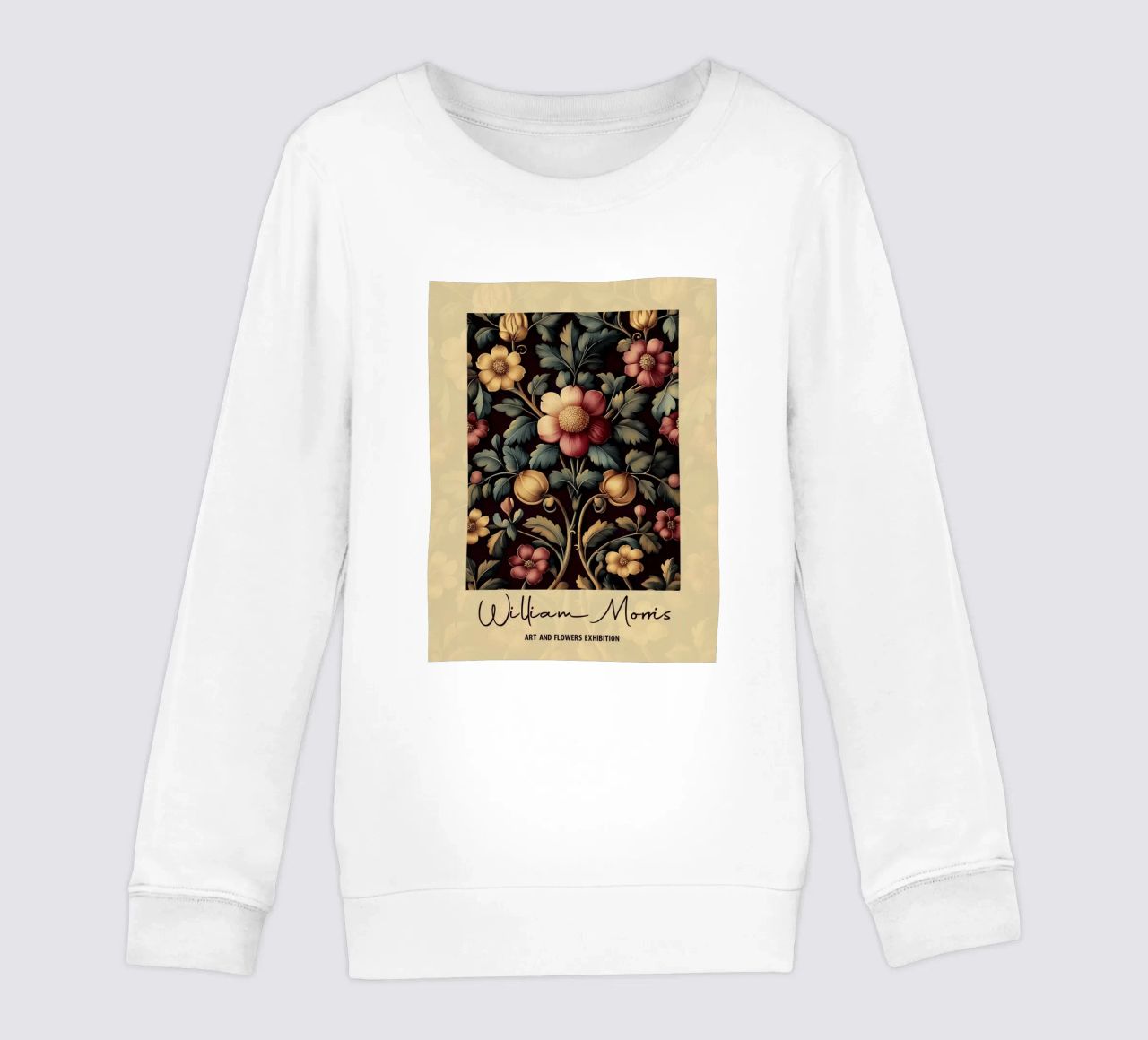 Design botanico William Morris felpa bambino da Carinaprint
