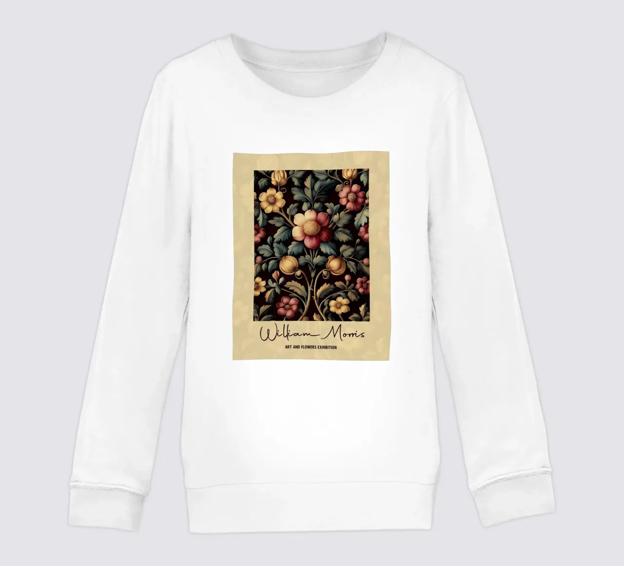 Design botanico William Morris felpa bambino da Carinaprint
