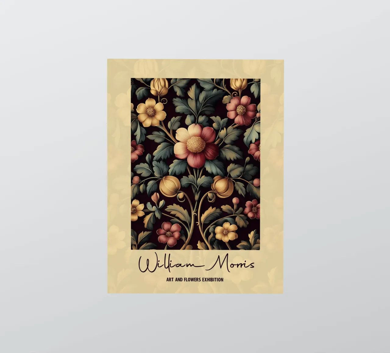 Design botanico William Morris adesivo da Carinaprint