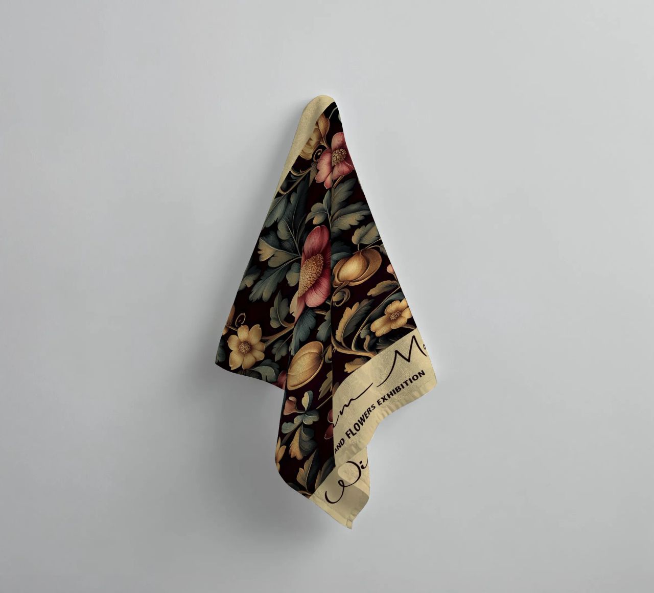 Design botanico William Morris asciugamano da bagno da Carinaprint