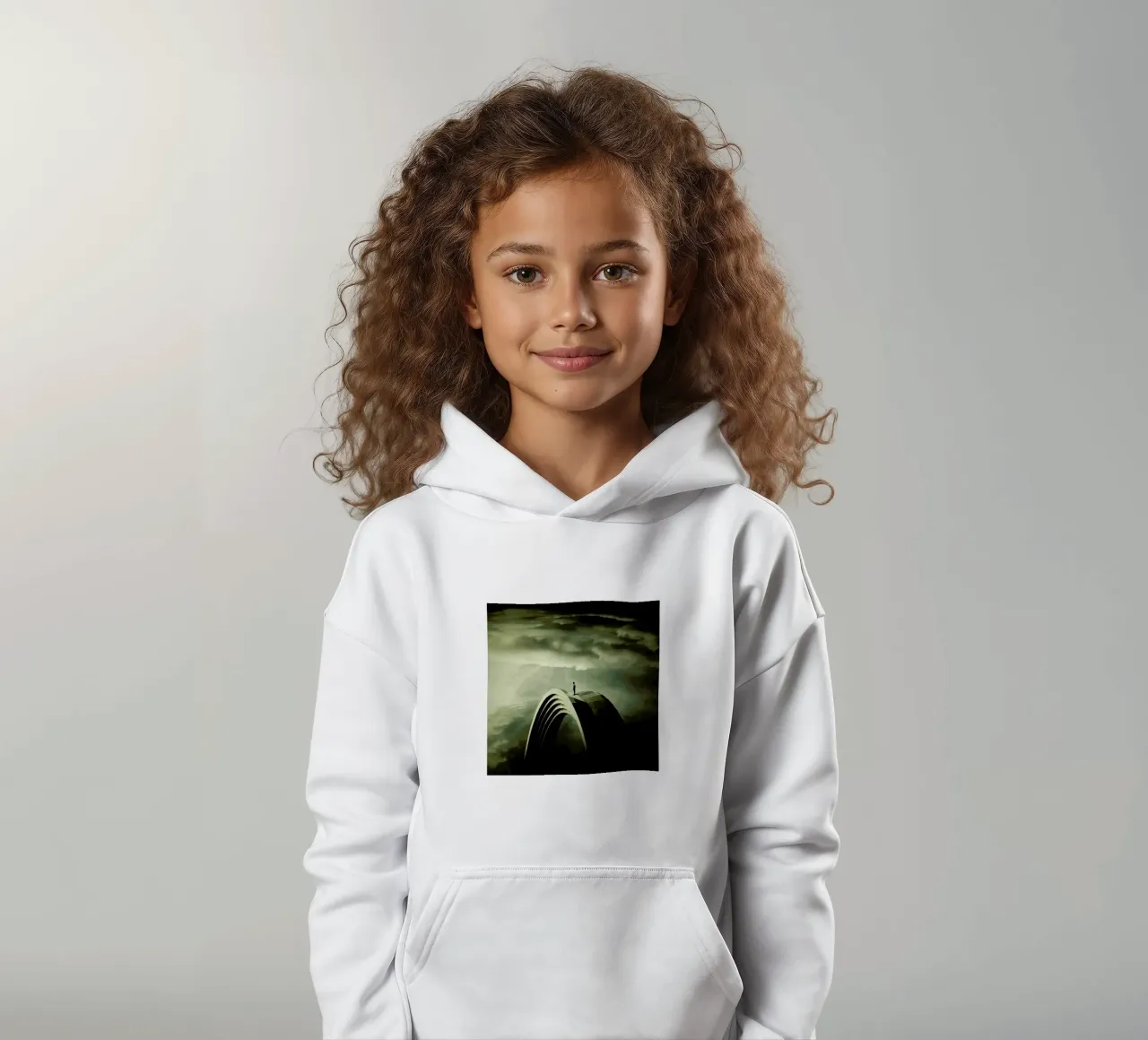Think Twice felpa bambino con cappuccio da Eugene Soloviev
