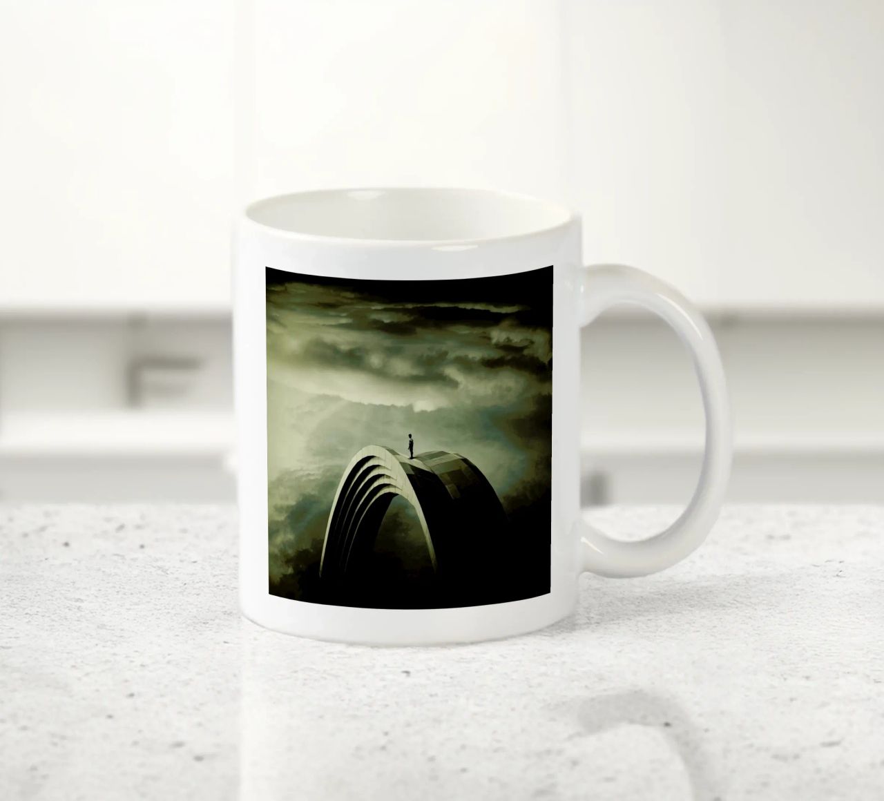 Think Twice tazza in ceramica da Eugene Soloviev