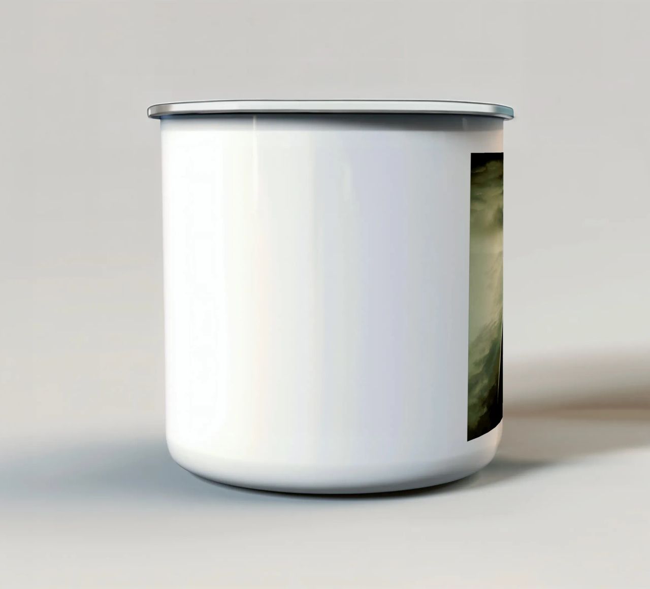 Think Twice tazza in smalto da Eugene Soloviev