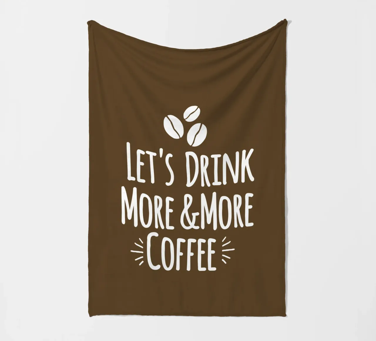 Let's drink more and more coffee coperta in pile da happieeagle