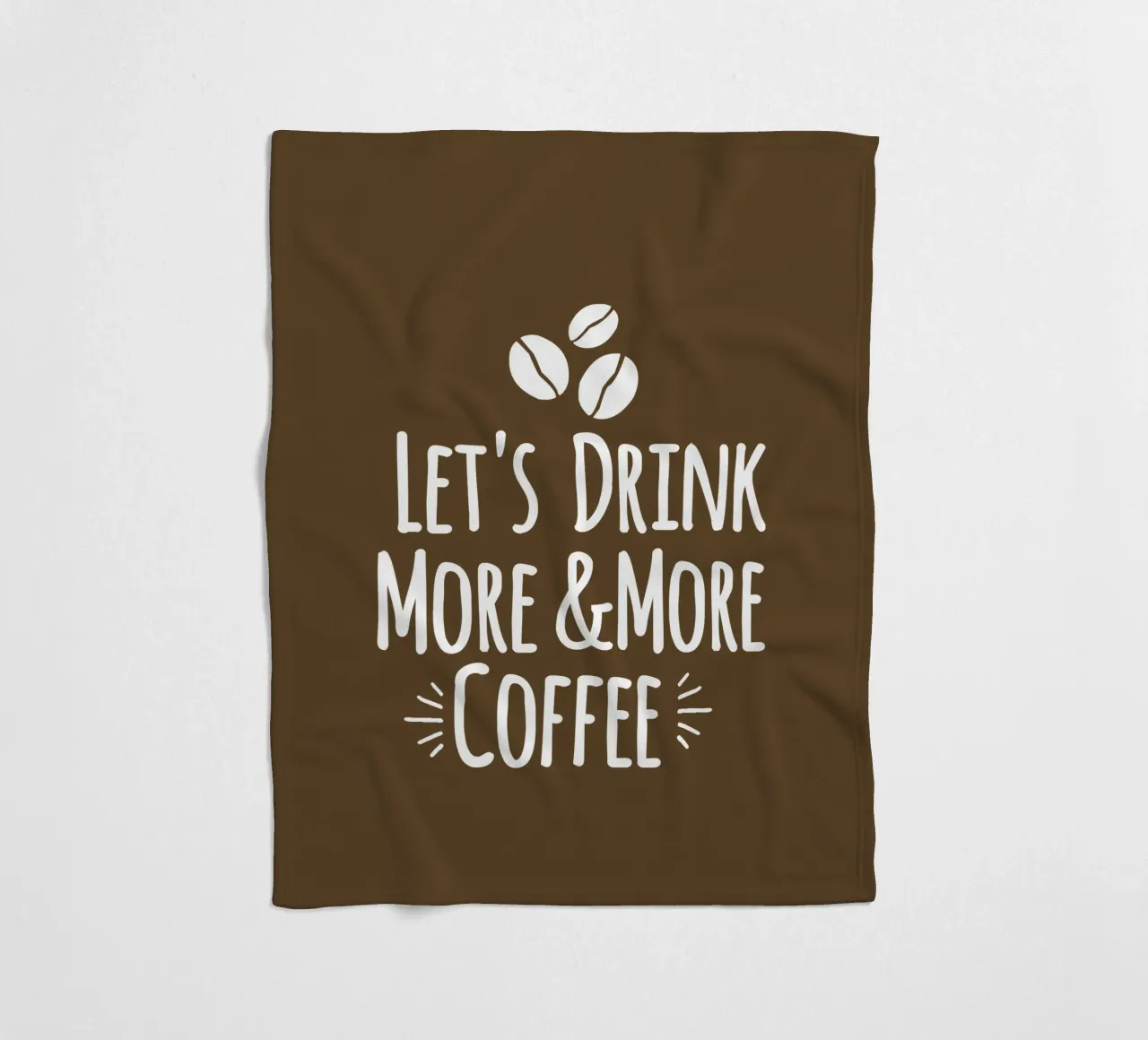 Let's drink more and more coffee coperta in pile da happieeagle