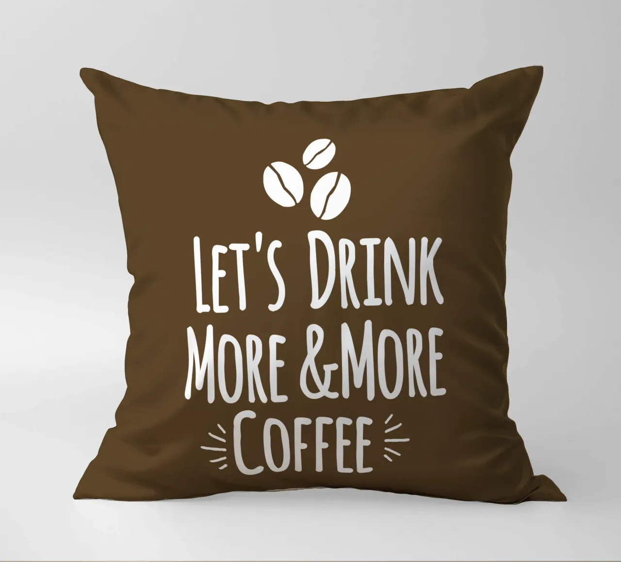 Let's drink more and more coffee cuscino da happieeagle