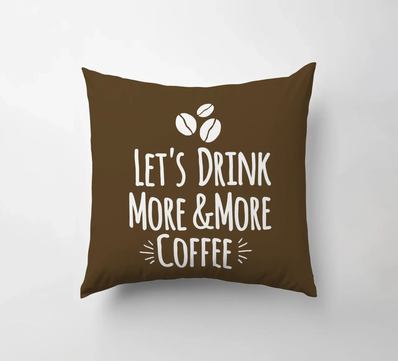 Let's drink more and more coffee cuscino da happieeagle