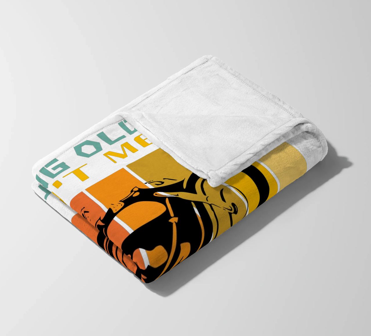 getting older doesn't mean going out of style fleece blanket by ririedis