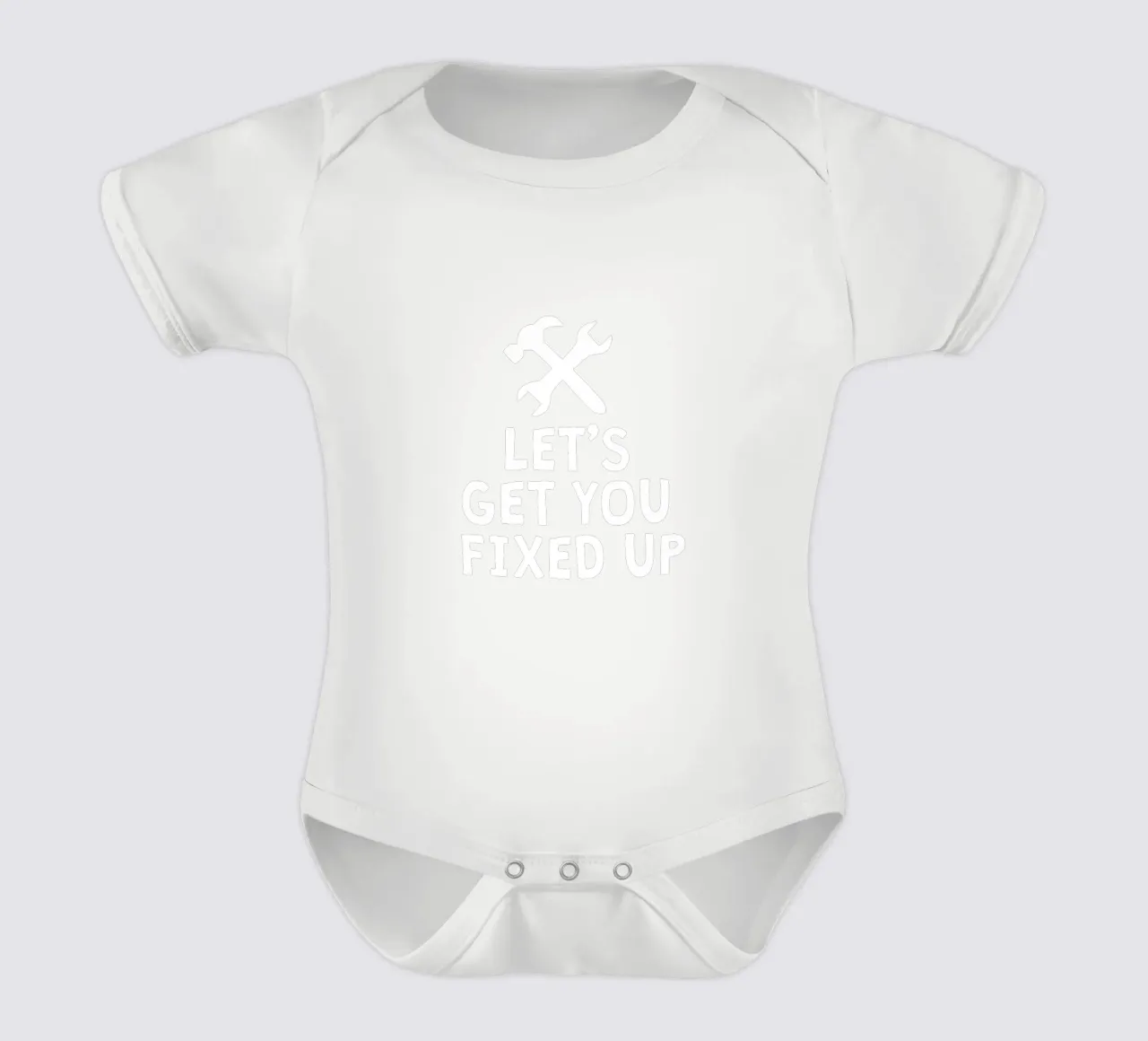 Let's get you fixed up body neonato maniche corte da happieeagle