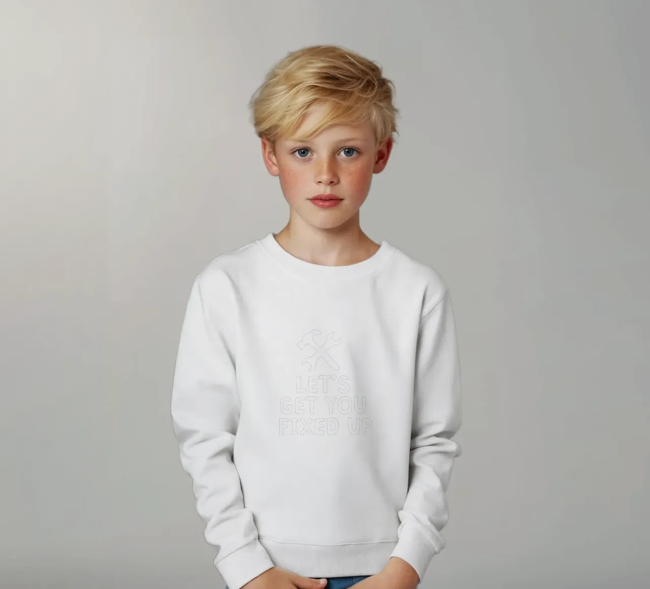 Let's get you fixed up kinder sweatshirt van happieeagle