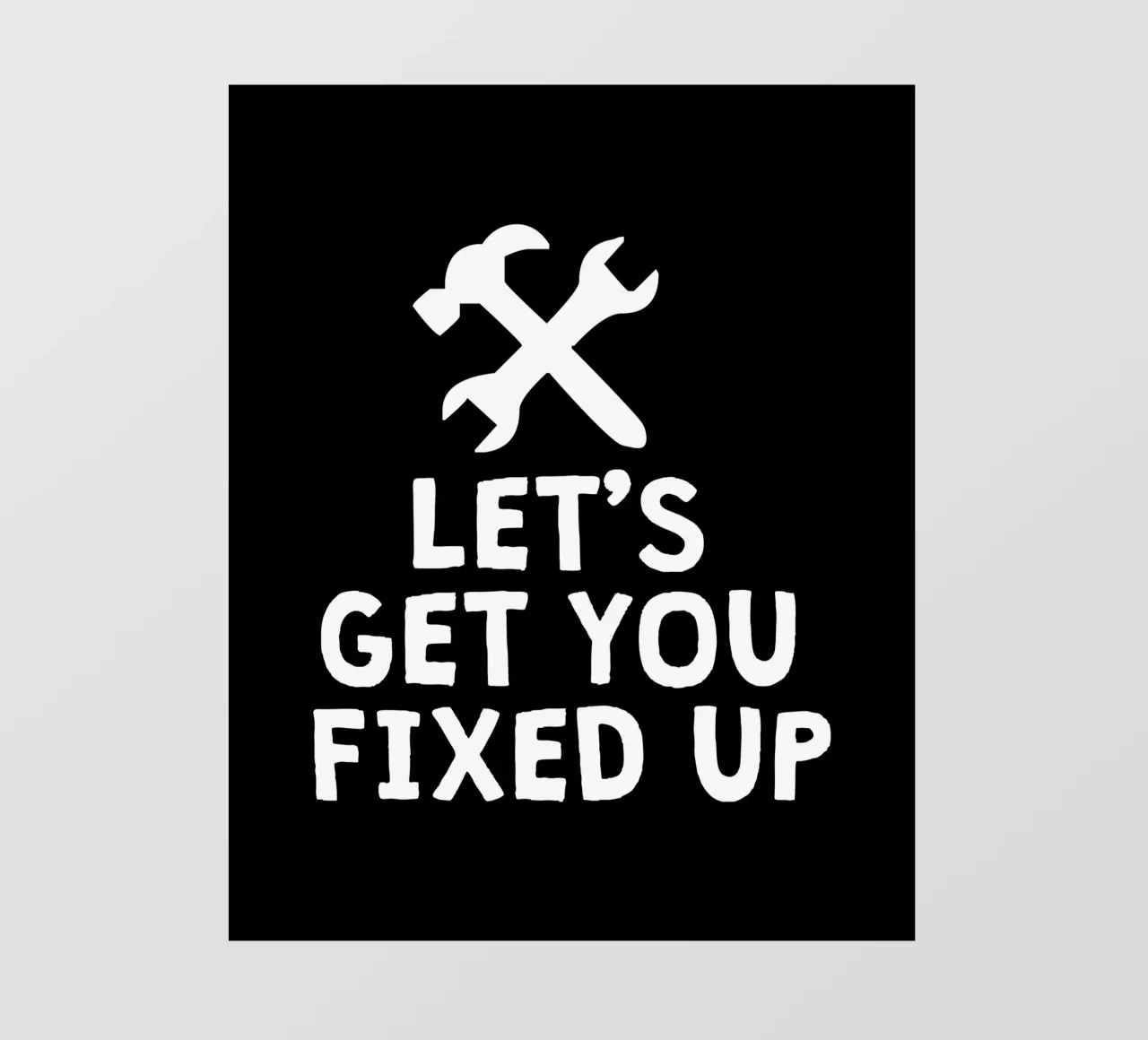 Let's get you fixed up Backlit Folie von happieeagle
