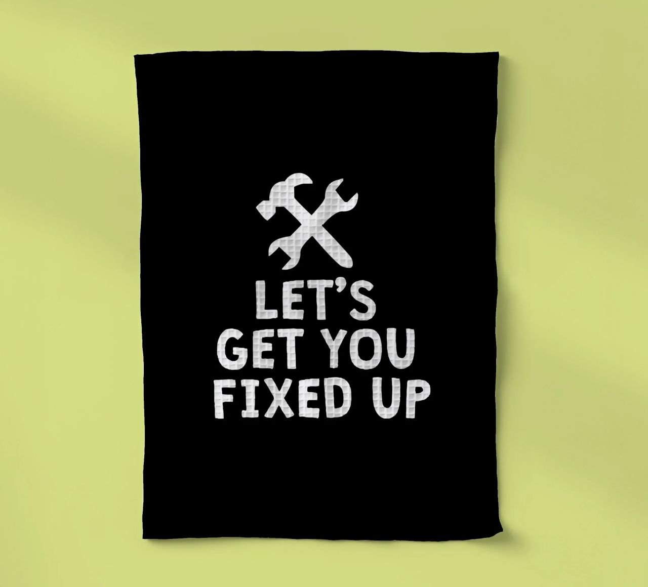 Let's get you fixed up canovaccio da cucina da happieeagle
