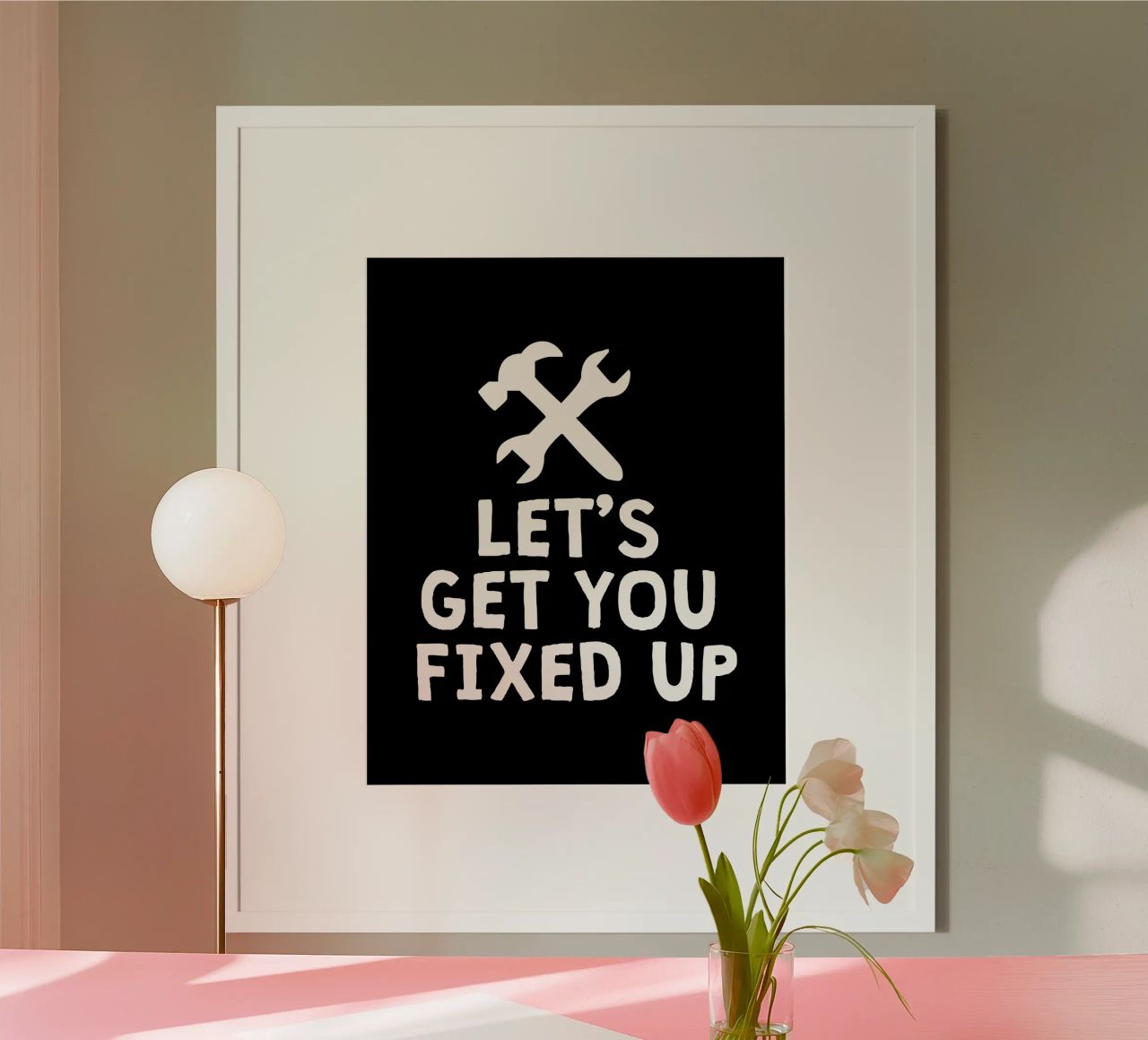 Let's get you fixed up poster da happieeagle