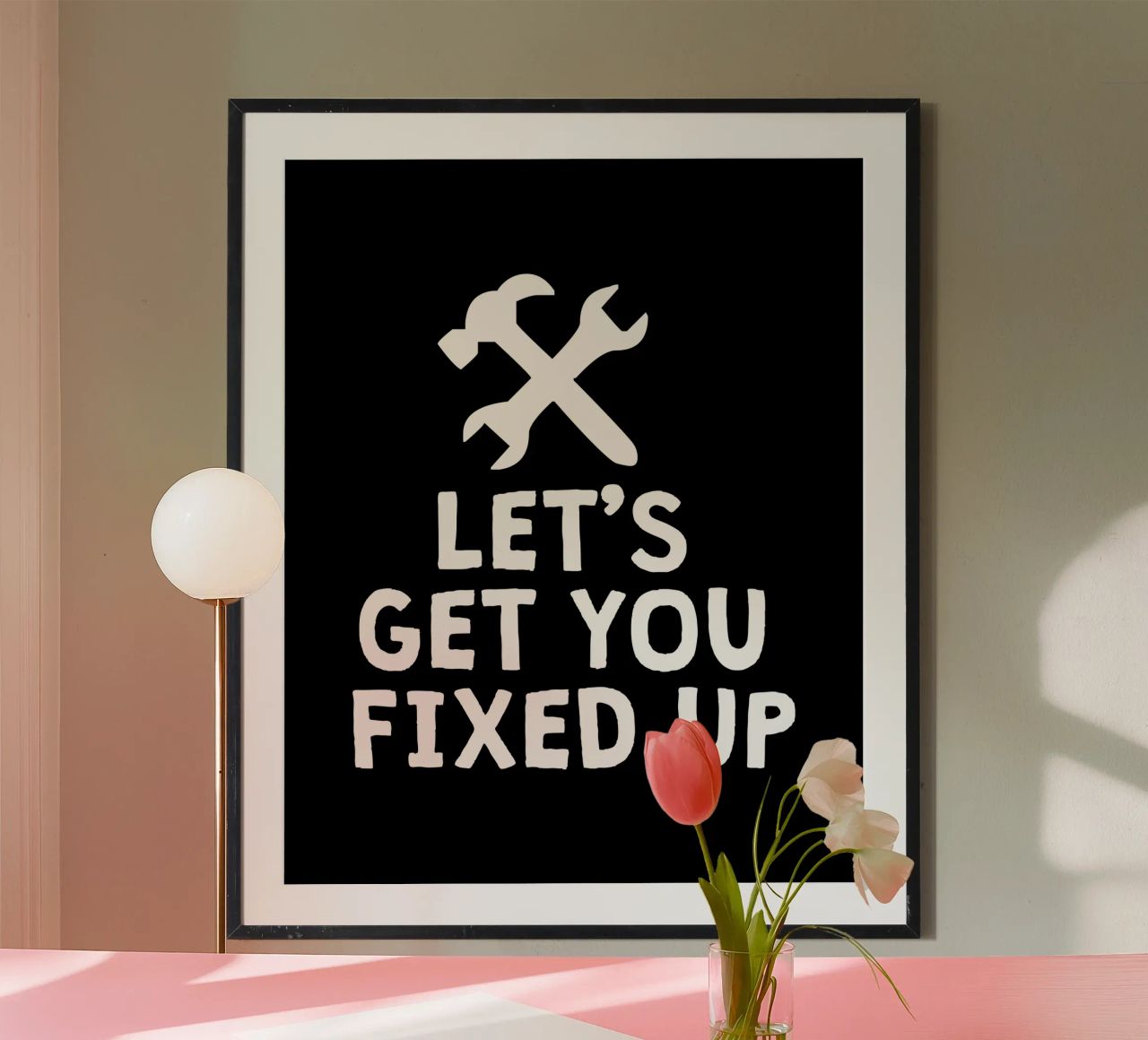Let's get you fixed up poster da happieeagle