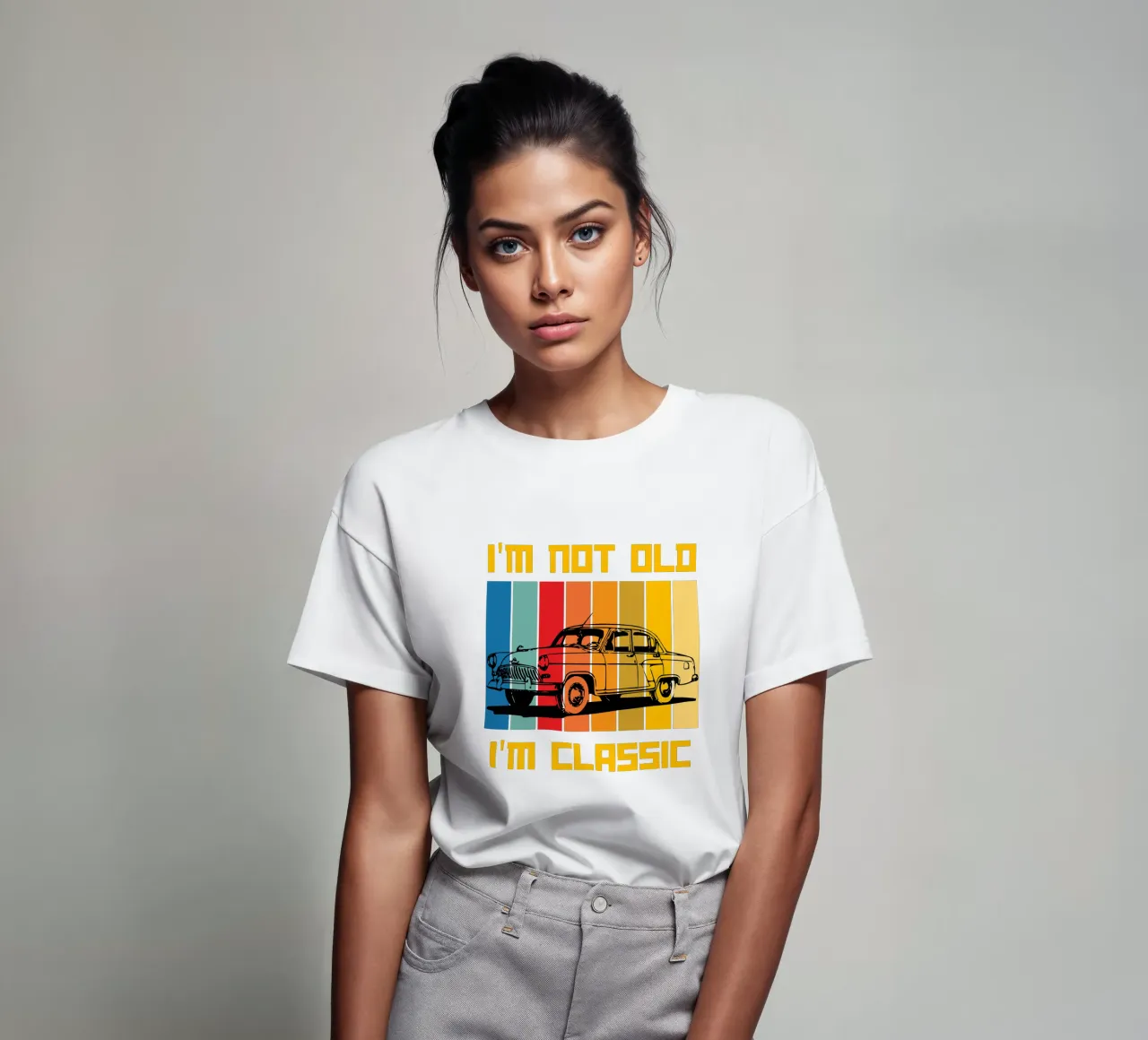 non sono vecchio, sono un classico del design retrò t-shirt da ririedis