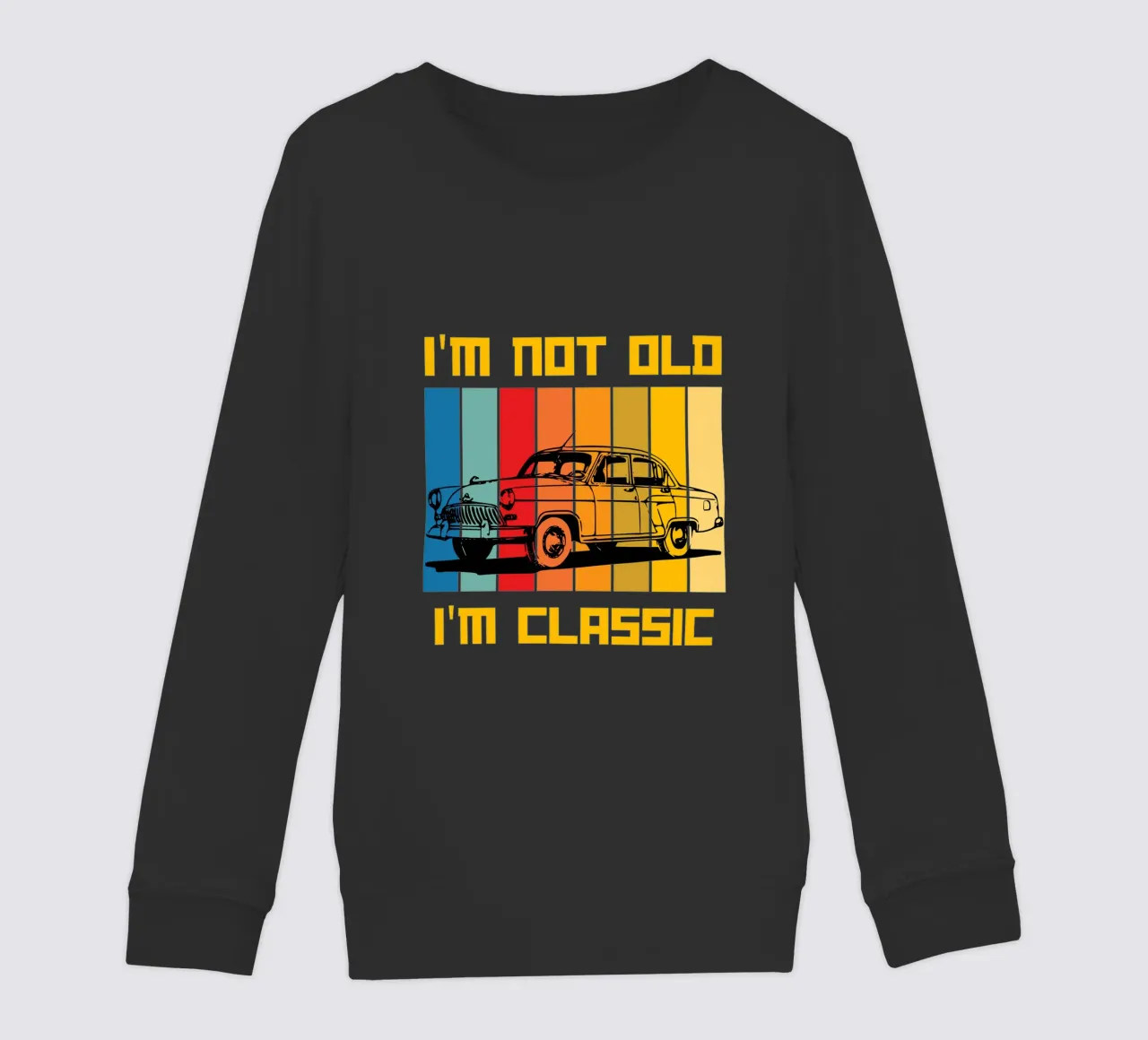 non sono vecchio, sono un classico del design retrò felpa bambino da ririedis