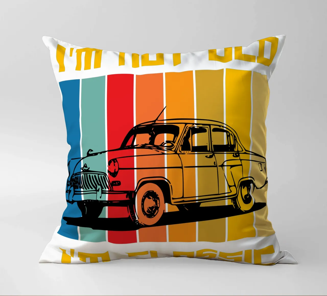 non sono vecchio, sono un classico del design retrò cuscino da ririedis