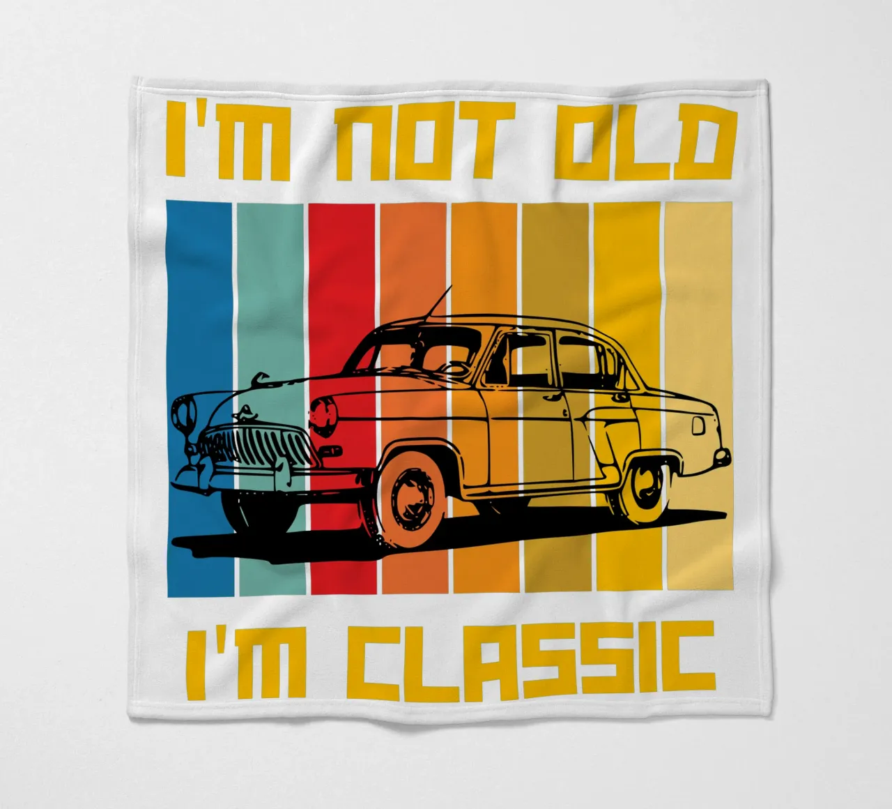 non sono vecchio, sono un classico del design retrò coperta in pile da ririedis