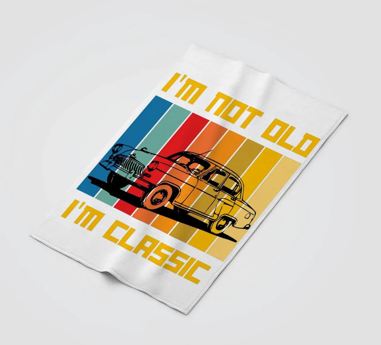 non sono vecchio, sono un classico del design retrò coperta in pile da ririedis