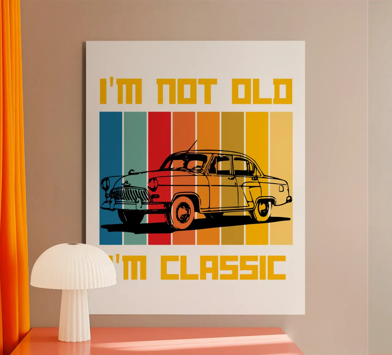 no soy viejo soy diseño retro clásico placa de forex de ririedis