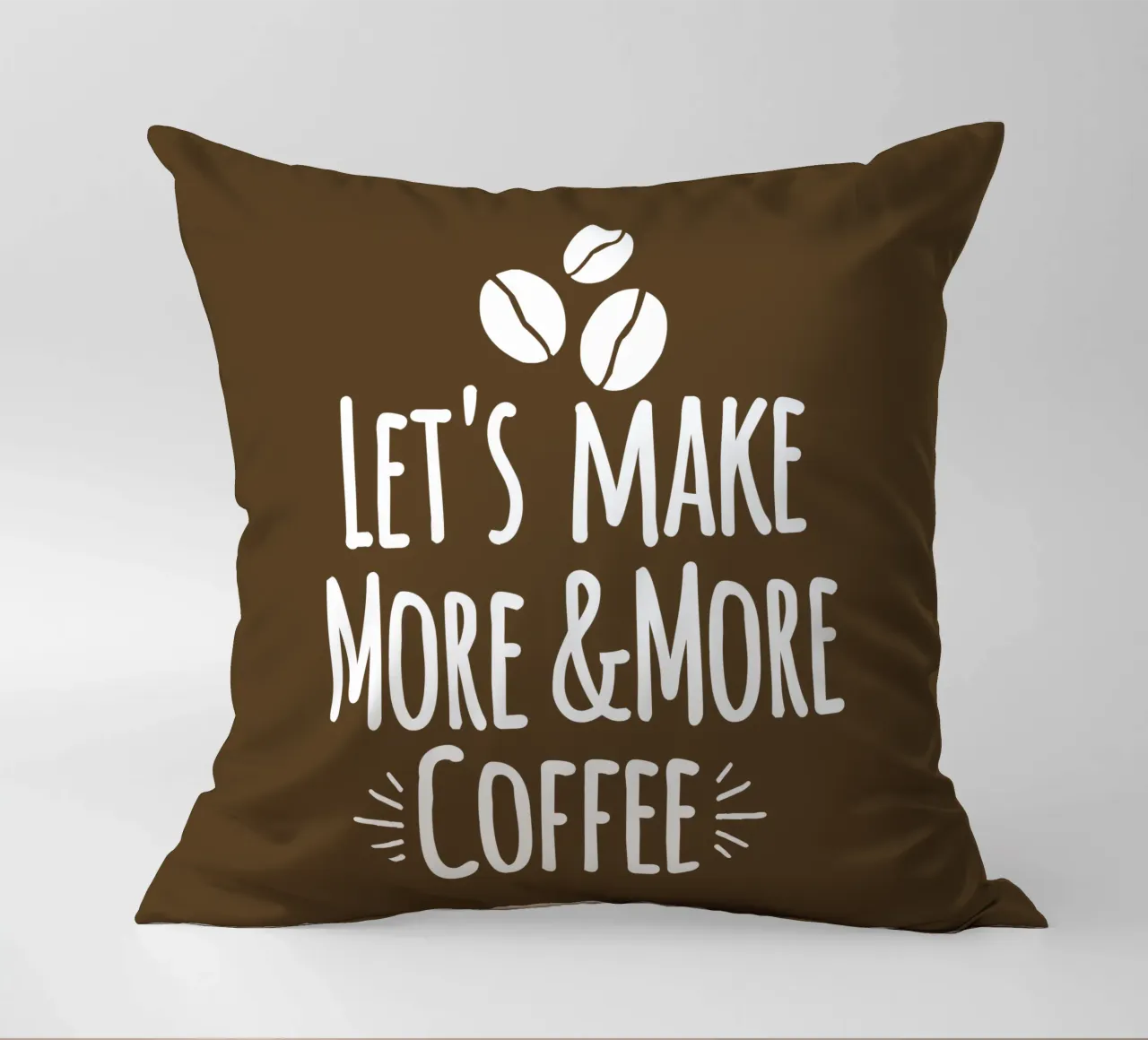 Let's make more and more coffee cojín de happieeagle