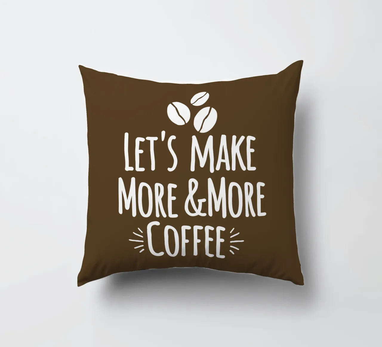 Let's make more and more coffee cojín de happieeagle