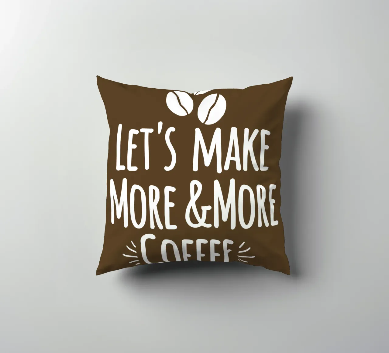 Let's make more and more coffee cojín de happieeagle