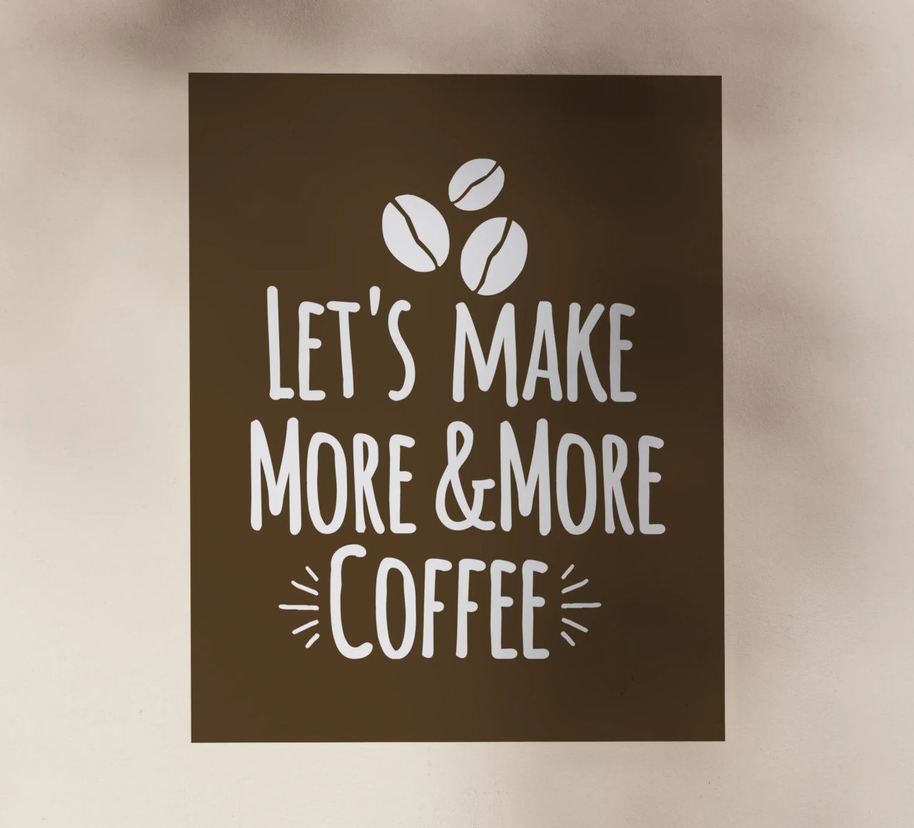 Let's make more and more coffee pellicola backlit da happieeagle
