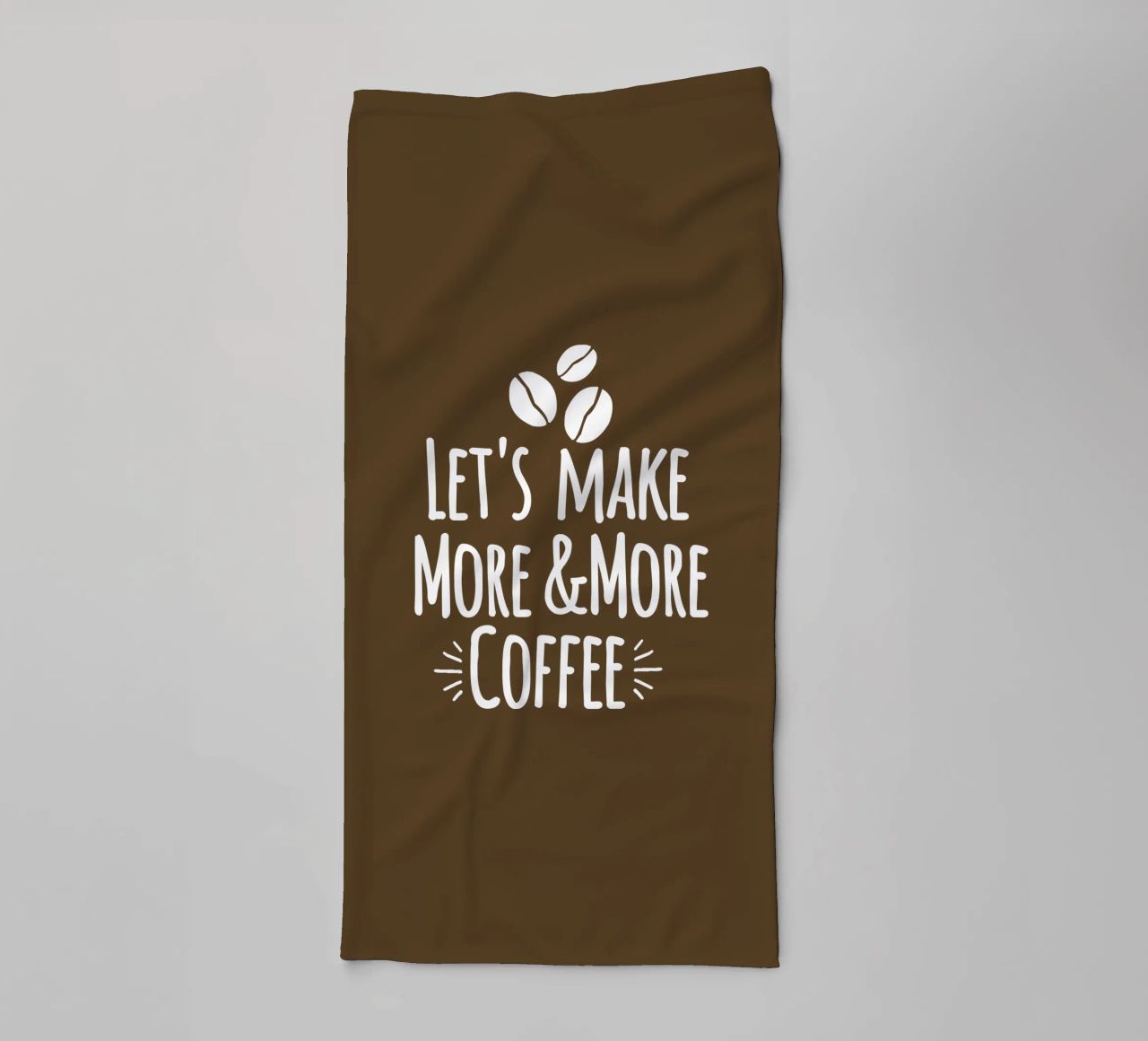 Let's make more and more coffee asciugamano da bagno da happieeagle