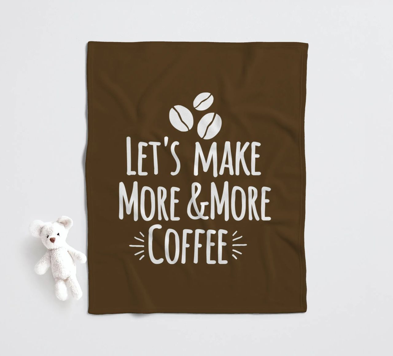 Let's make more and more coffee coperta in pile da happieeagle
