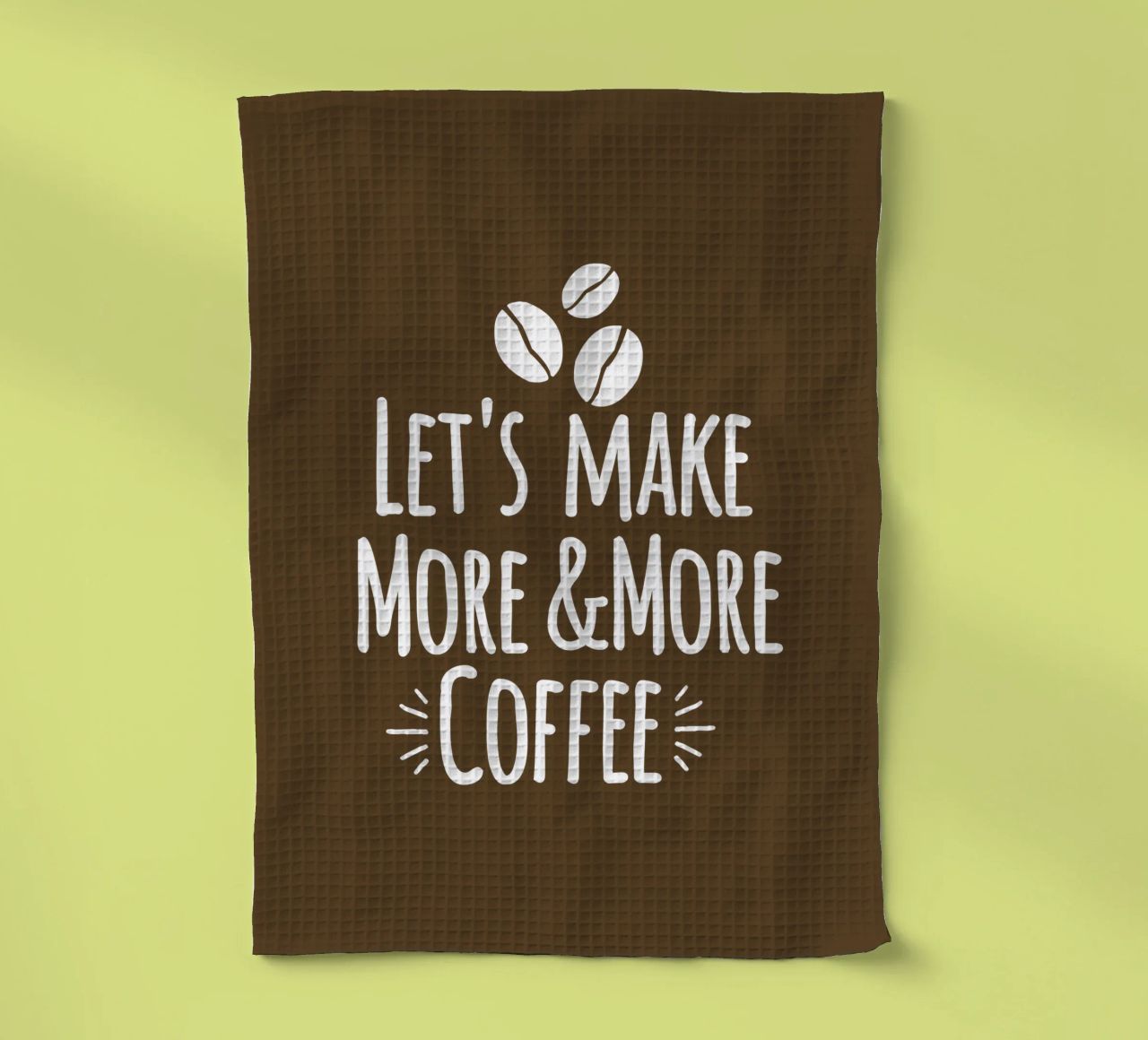 Let's make more and more coffee canovaccio da cucina da happieeagle