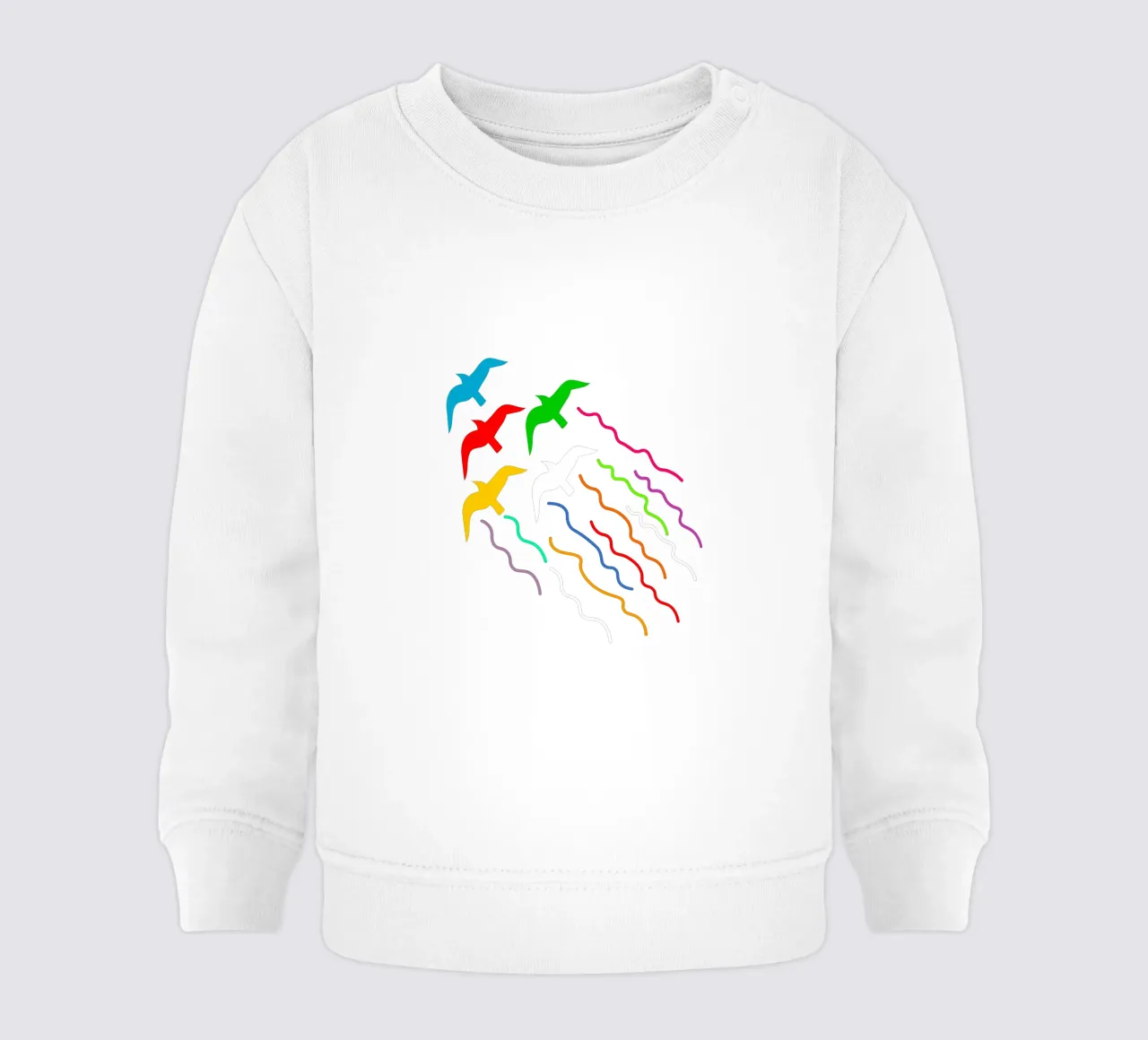 Magical flying birds felpa neonato da happieeagle