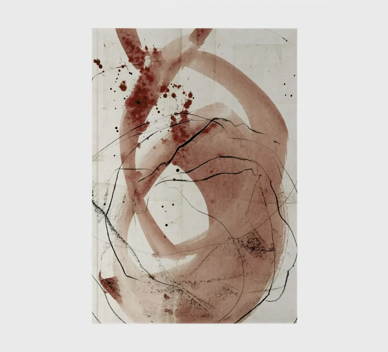 Line And Form Notizbuch von IRIS LEHNHARDT FINE ART