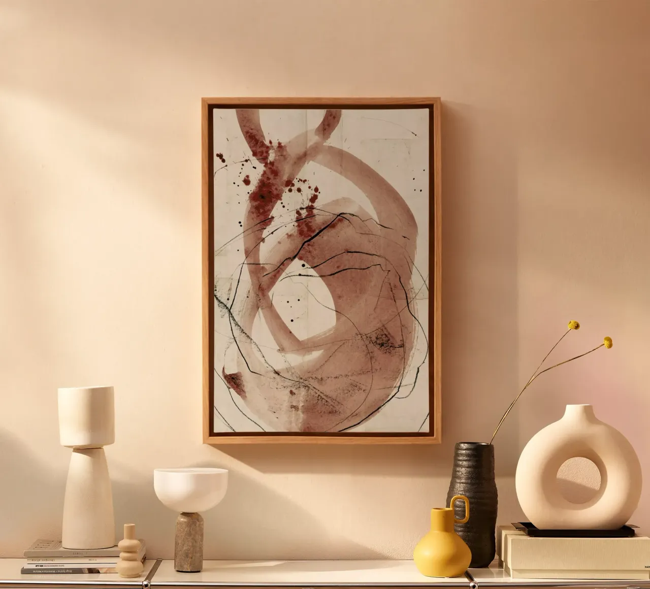 Line And Form tela da IRIS LEHNHARDT FINE ART