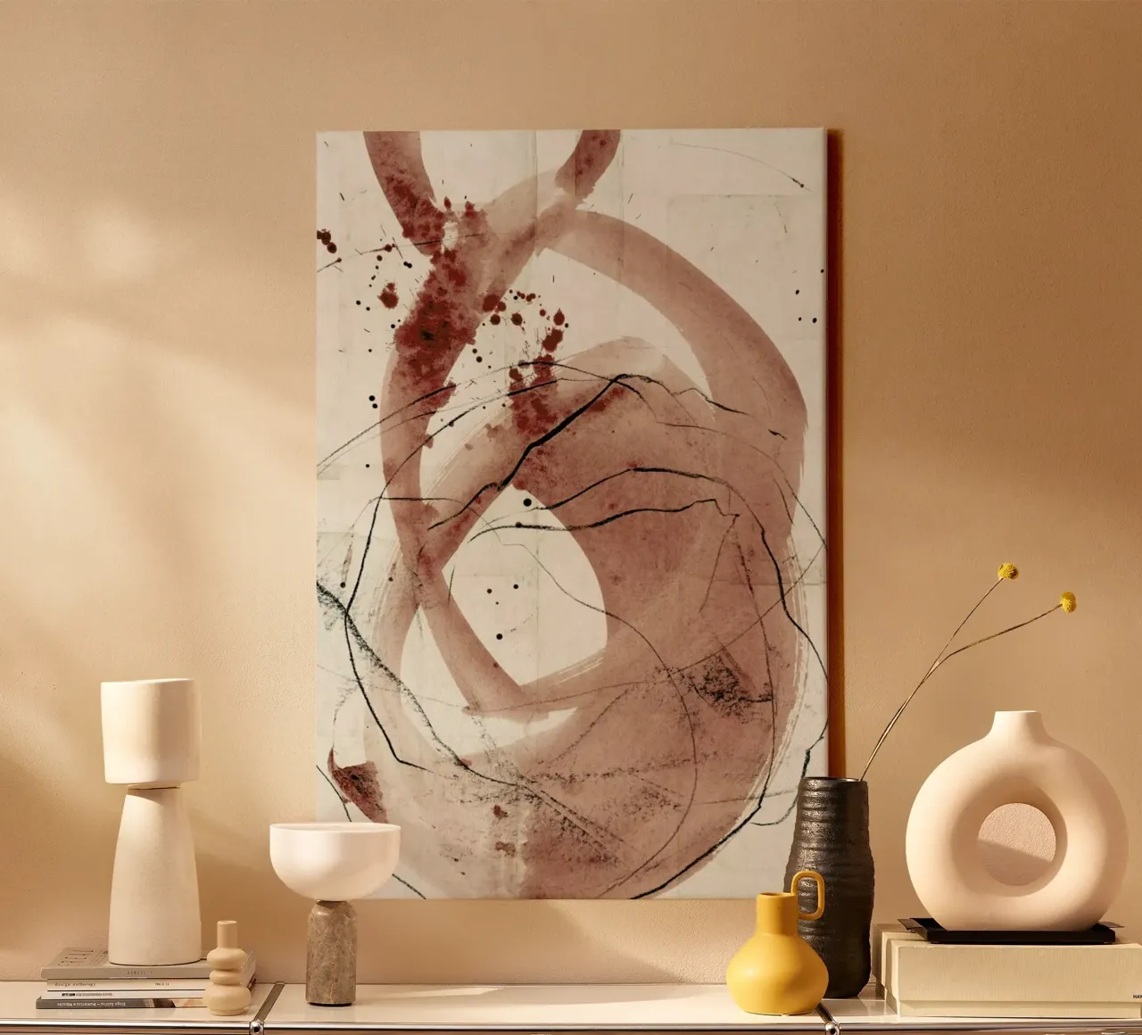 Line And Form tela da IRIS LEHNHARDT FINE ART