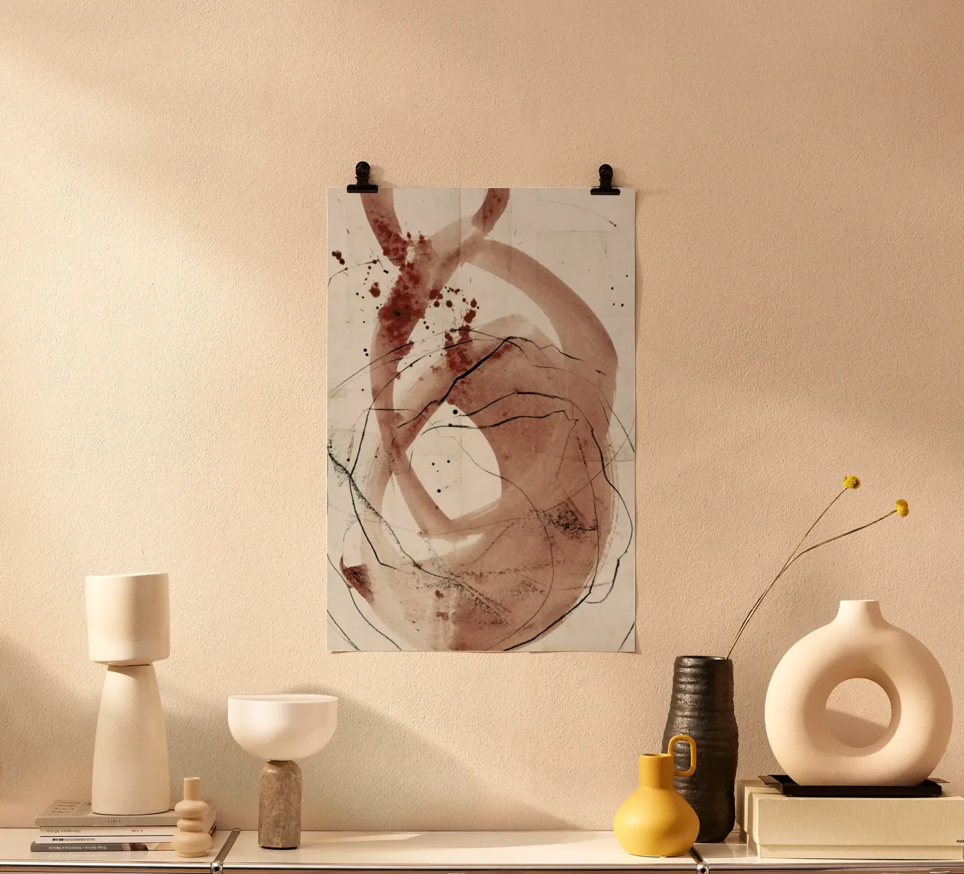 Line And Form poster van IRIS LEHNHARDT FINE ART