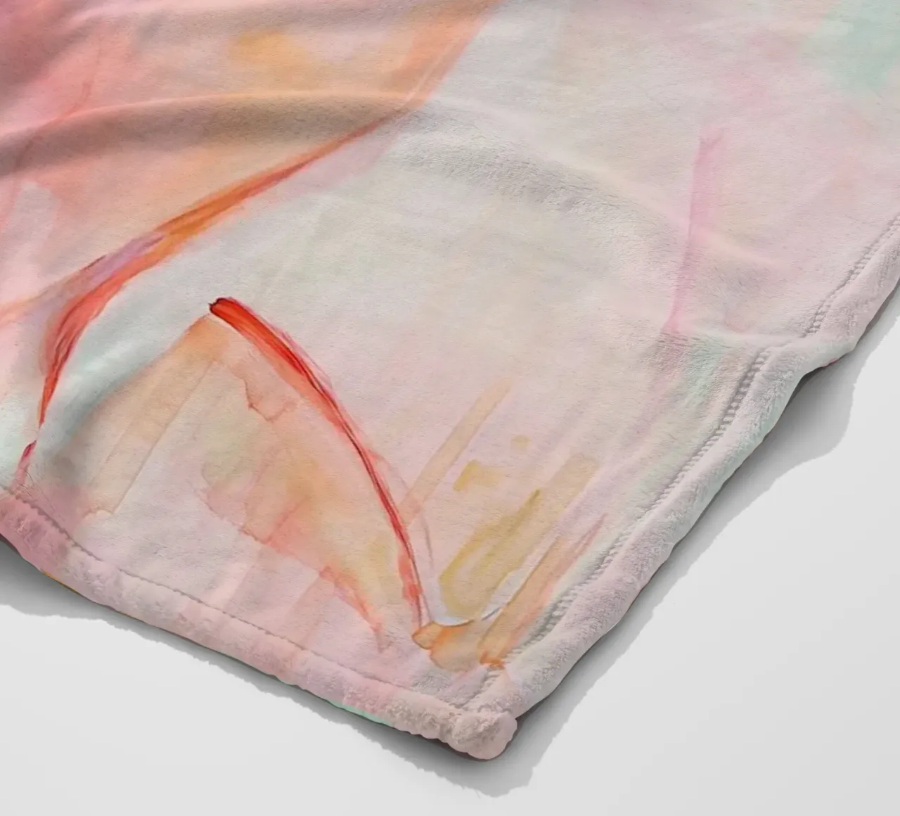 Ritratto Elvis Presley dipinto a pastello coperta in pile da Carinaprint