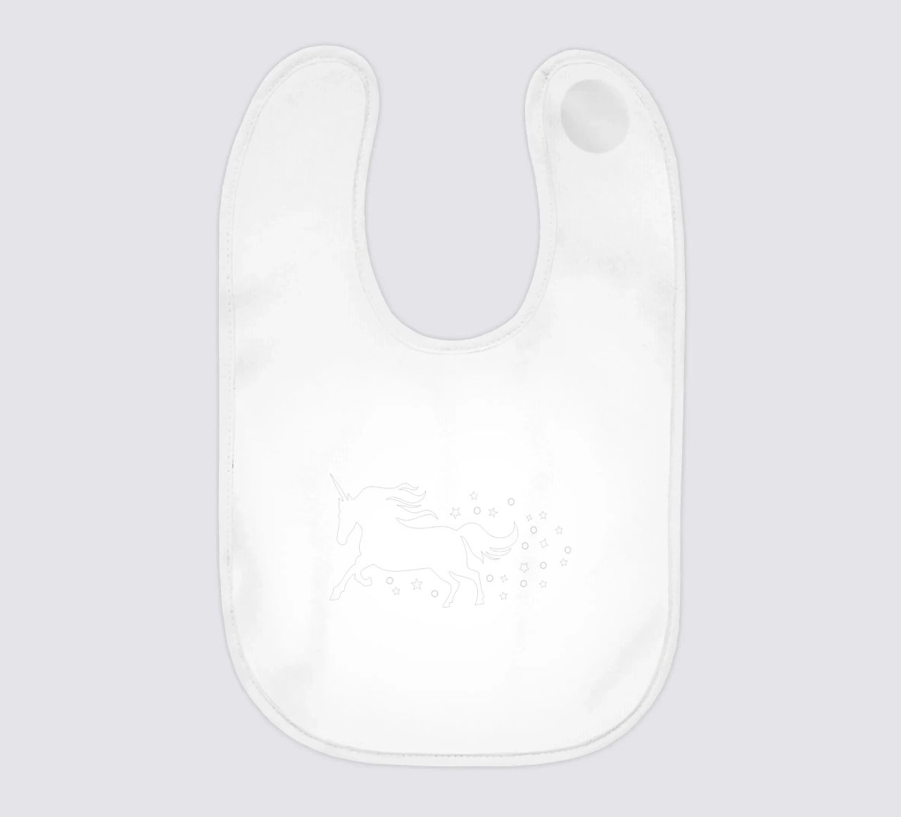 Magical running unicorn bavaglino da happieeagle