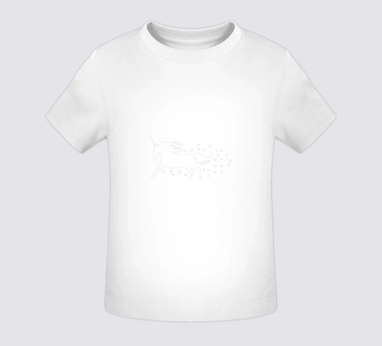 Magical running unicorn maglietta neonato da happieeagle