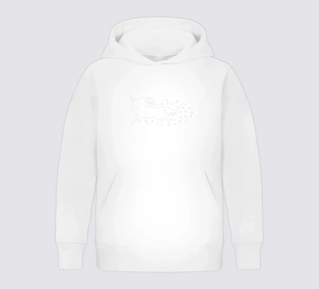 Magical running unicorn felpa bambino con cappuccio da happieeagle
