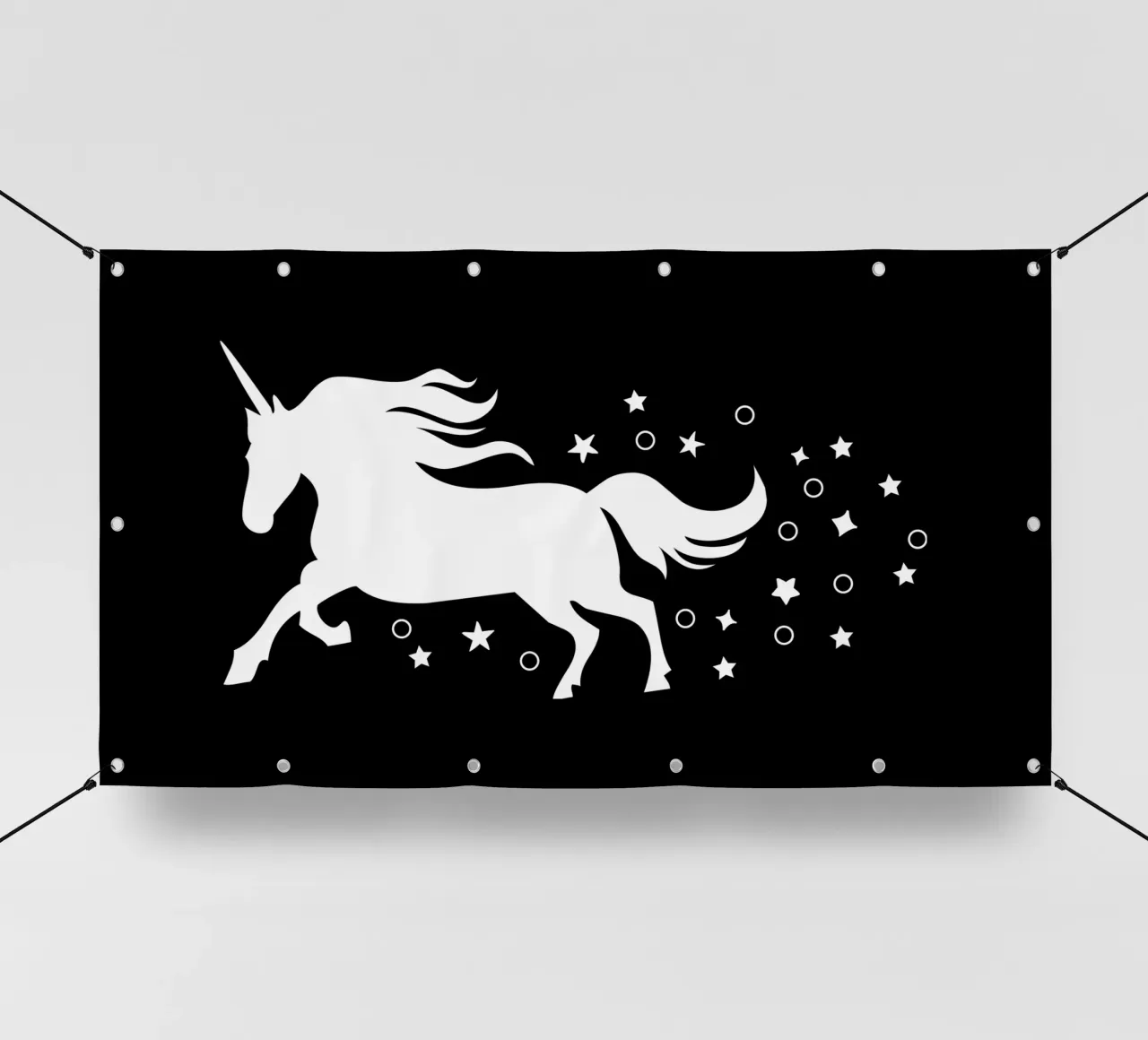 Magical running unicorn telo in pvc da happieeagle